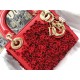 MINI LADY Dior BAG Embroidery Calfskin High