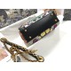 MINI LADY Dior BAG Embroidery Calfskin High