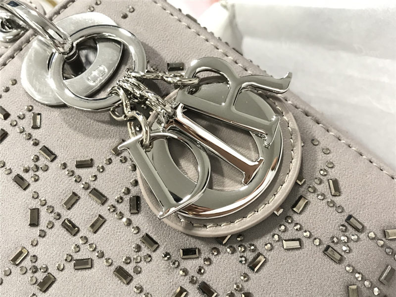 MINI LADY Dior BAG Strass Cannage Satin High