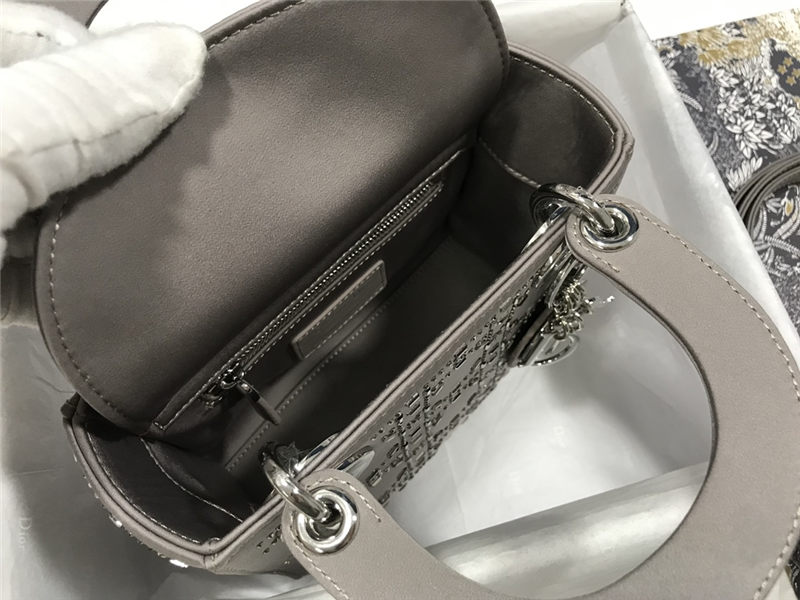 MINI LADY Dior BAG Strass Cannage Satin High