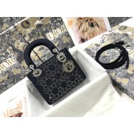 MINI LADY Dior BAG Strass Cannage Satin High