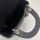 MINI LADY Dior BAG Cannage Lambskin Gold Metal Black High