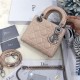 MINI LADY Dior BAG Cannage Lambskin Silver Metal Pink High