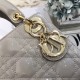 MINI LADY Dior BAG Patent Cannage Calfskin Grey High