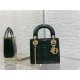 MINI LADY Dior BAG Patent Cannage Calfskin Olive High