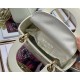 MINI LADY Dior BAG Patent Cannage Calfskin White High