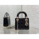 MINI LADY Dior BAG Patent Cannage Calfskin Black High