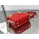 MINI LADY Dior BAG Patent Cannage Calfskin Cherry  High