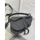 Mini SADDLE BAG Ultramatte Calfskin Black High