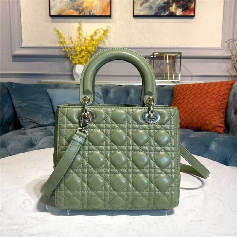 MEDIUM LADY Dior BAG Cannage Lambskin High 