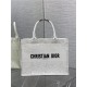 MEDIUM Dior BOOK TOTE D-Lace Embroidery with Macramé Effect High