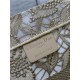 MEDIUM Dior BOOK TOTE D-Lace Embroidery with Macramé Effect High