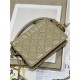 LADY DIOR TOP HANDLE DRAWSTRING MINI BAG Beige High