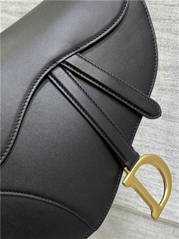 SADDLE BAG Calfskin Black High