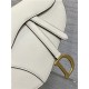 SADDLE BAG Grained Calfskin Ivory High