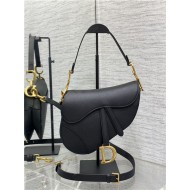 SADDLE BAG Grained Calfskin Black High