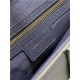 SADDLE BAG Grained Calfskin Navy Blue High