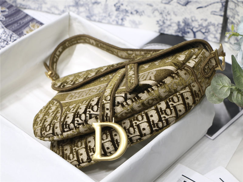 SADDLE BAG Dior Oblique Embroidery High