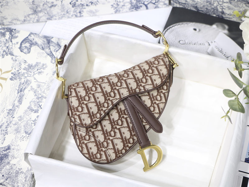 Mini SADDLE BAG Dior Oblique Jacquard High