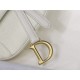 Mini SADDLE BAG Dior Oblique Jacquard White High