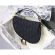 Mini SADDLE BAG Dior Oblique Jacquard Black High