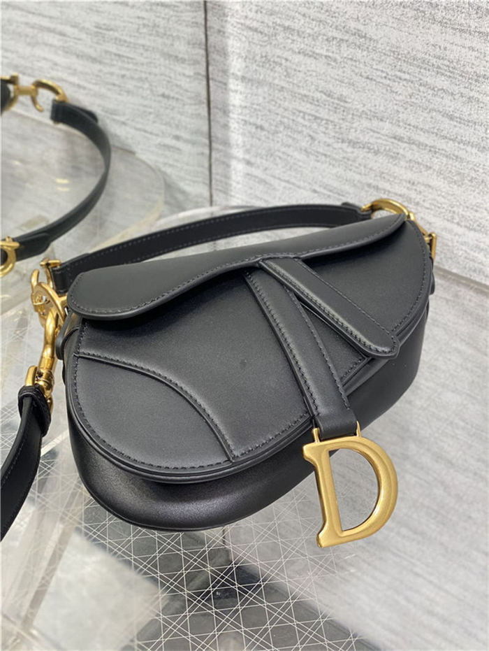 Mini SADDLE BAG Calfskin Black High