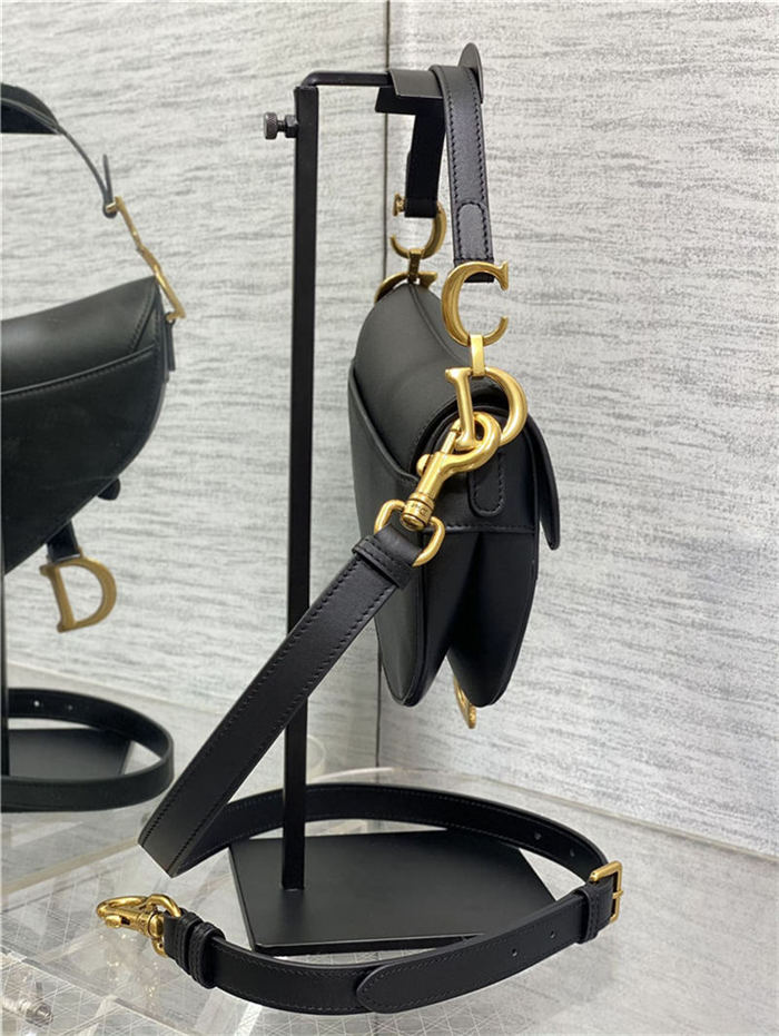 Mini SADDLE BAG Calfskin Black High