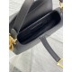 Mini SADDLE BAG Grained Calfskin Black High