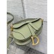 Mini SADDLE BAG Grained Calfskin Green High