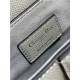 Mini SADDLE BAG Grained Calfskin Grey High