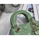 MICRO LADY Dior BAG Cannage Lambskin Green Top