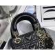 MICRO LADY Dior BAG DiorAMOUR MY ABCDior Cannage Lambskin with Heart Motif Black Top