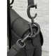 SADDLE BAG Ultramatte Calfskin Black High