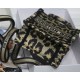 MINI Dior BOOK TOTE PHONE BAG Multicolor Mizza Embroidery Beige High