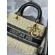 MEDIUM LADY Dior BAG Wicker and Dior Oblique Jacquard High