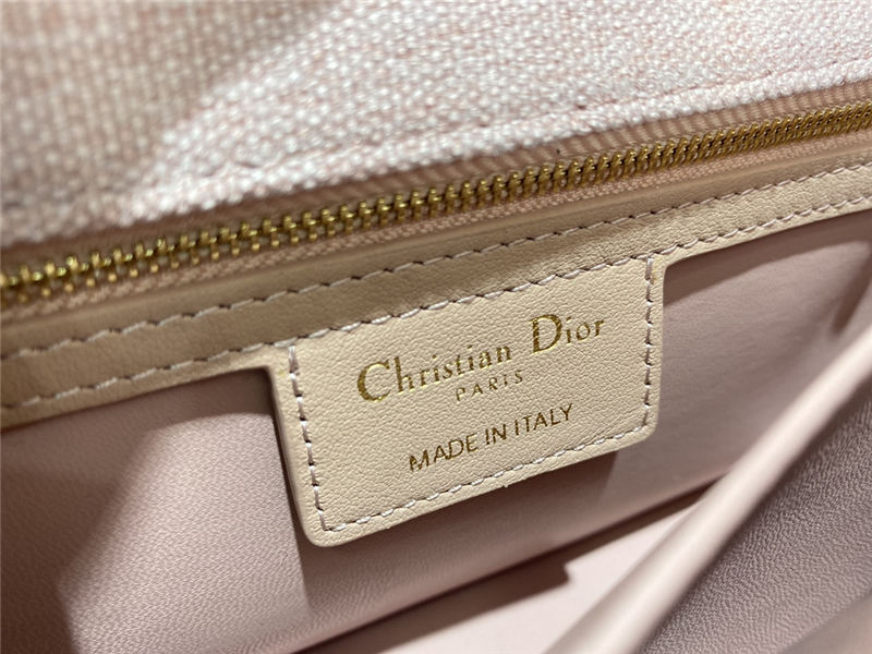 SMALL Dior CARO BAG Macrocannage Linen High