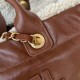 LARGE SHOPPING BAG A66941 Shearling Lambskin, Lambskin & Gold-Tone Metal High