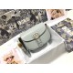 MEDIUM Dior BOBBY BAG Box Calfskin Gray High