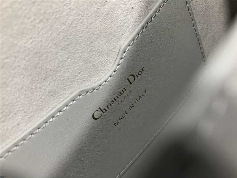 MEDIUM Dior BOBBY BAG Box Calfskin Gray High