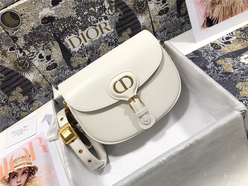 MEDIUM Dior BOBBY BAG Box Calfskin Latte High