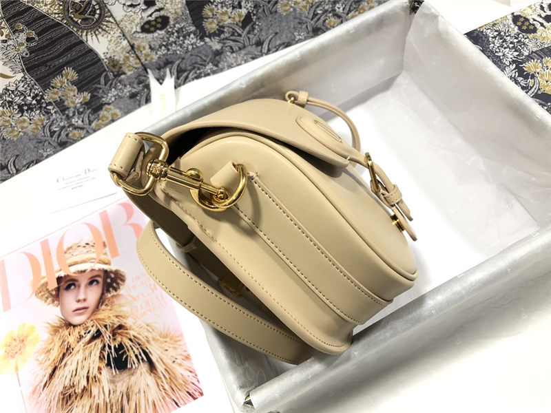 MEDIUM Dior BOBBY BAG Box Calfskin Beige High