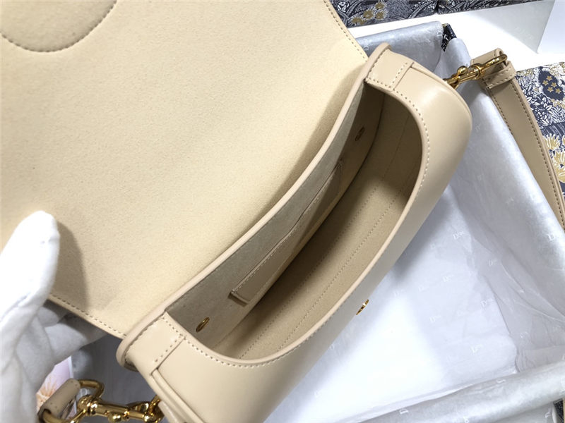 MEDIUM Dior BOBBY BAG Box Calfskin Beige High