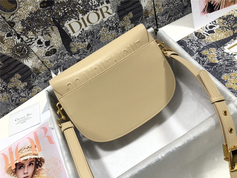 MEDIUM Dior BOBBY BAG Box Calfskin Beige High