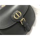 MEDIUM Dior BOBBY BAG Box Calfskin Black High