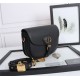 MEDIUM Dior BOBBY BAG Grained Calfskin Black High