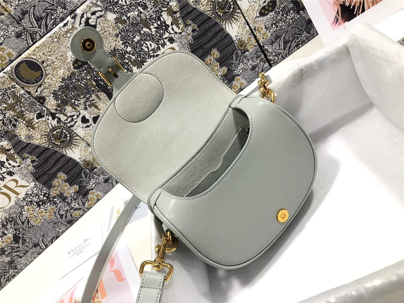 SMALL Dior BOBBY BAG Box Calfskin Gray High