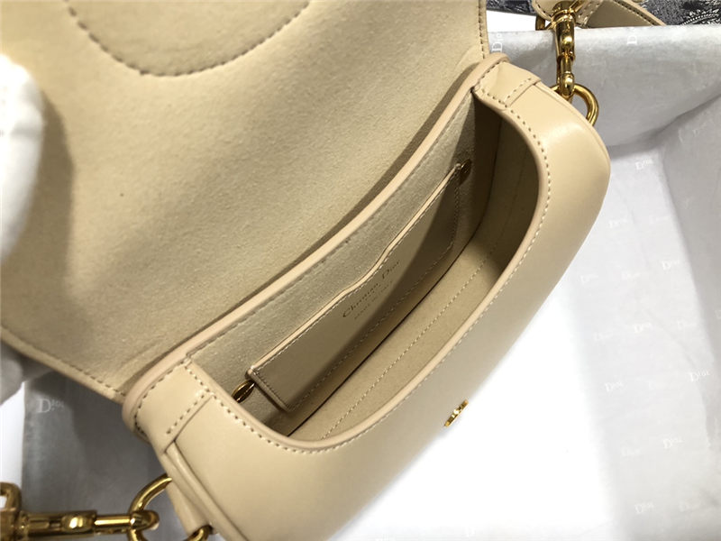 SMALL Dior BOBBY BAG Box Calfskin Beige High