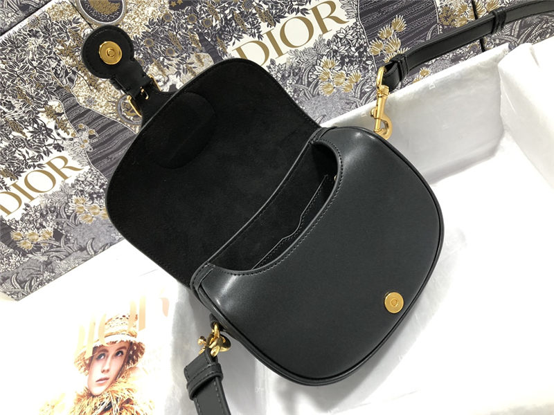 SMALL Dior BOBBY BAG Box Calfskin Black High