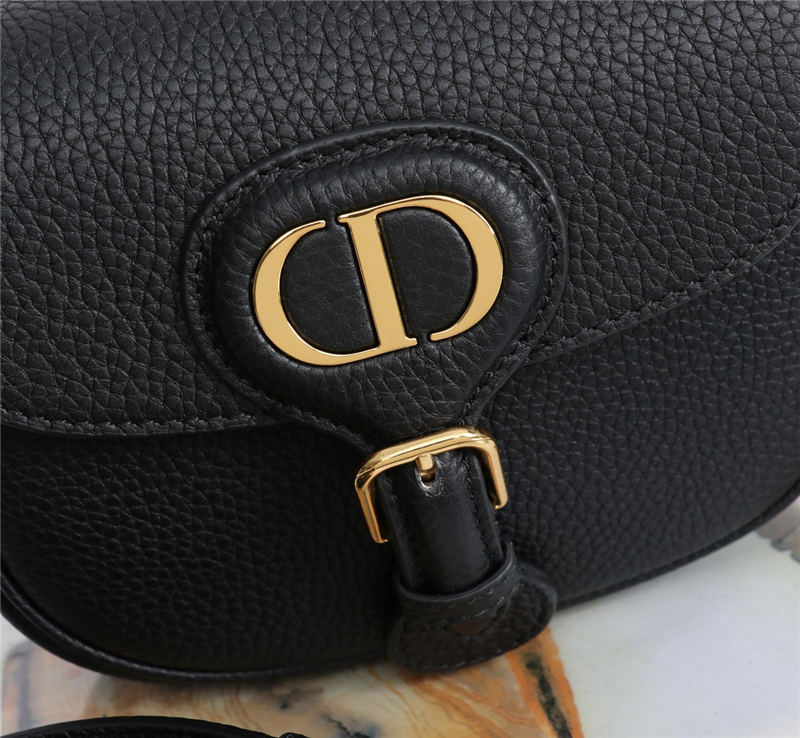 SMALL Dior BOBBY BAG Grained Calfskin Black High