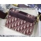 30 MONTAIGNE BOX BAG Dior Oblique Jacquard Burgundy High